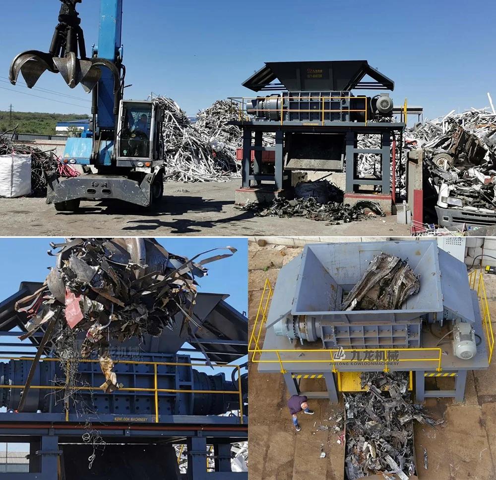 High Quality Bicycle Recycle Engine Block Crusher Iron Sheet Car Engine Crusher Machine Scrap Metal Shredder Machine