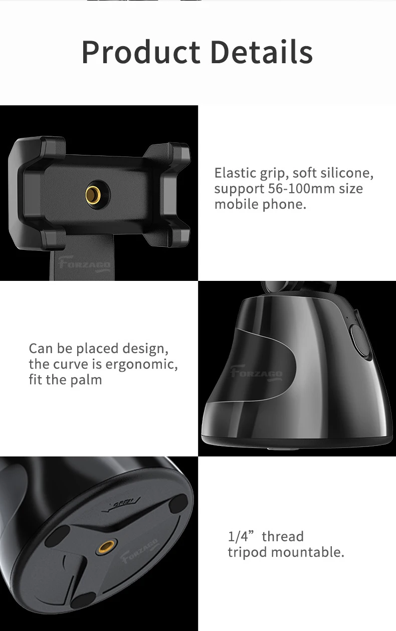 Apai Genie смартфон селфи Gimbal объекта автоматическое отслеживание телефона держатель селфи палка для Vlog видео Tiktok Youtube Live