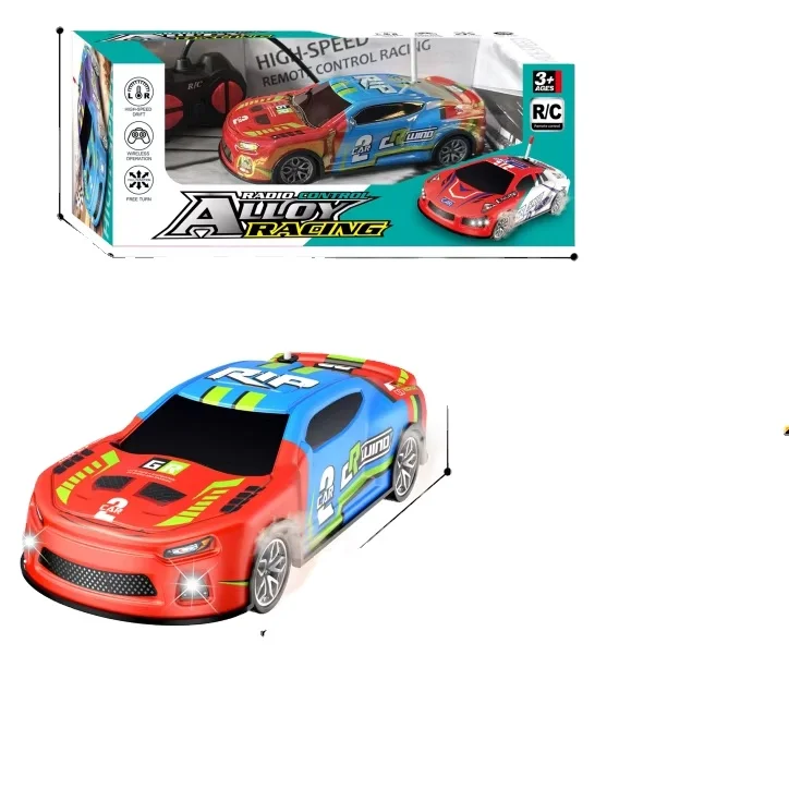 3-color mixed 17.5*7.7 cm window box Packing 4 channel alloy remote control car for kids age 3+