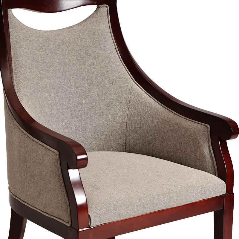 
Xiaopin Furniture Wholesale Commercial Upholstered Wooden Leisure Hotel Chairs 