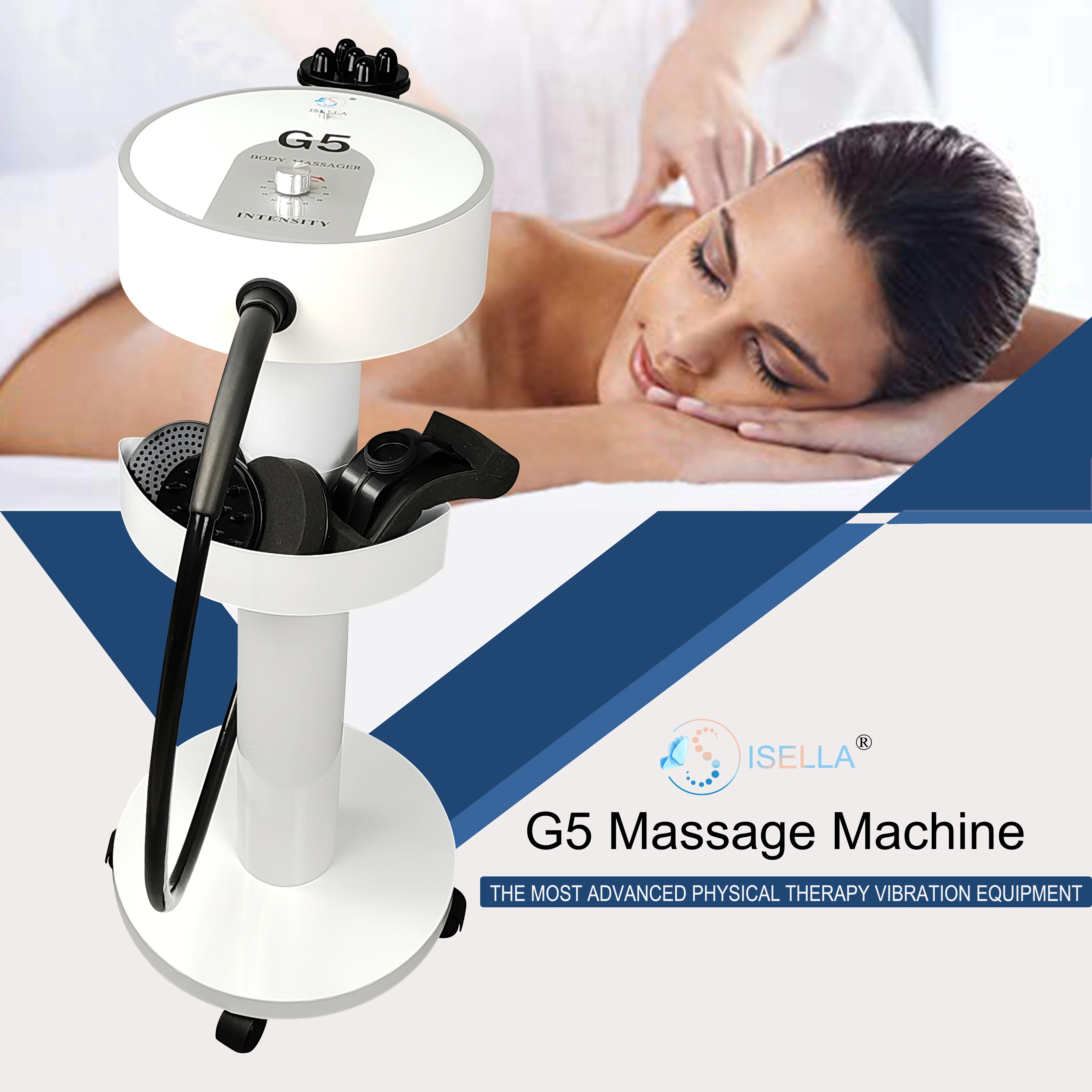 G502 Wholesale G5 Slimming Massage Machine Physiotherapy Massager With 5 Heads