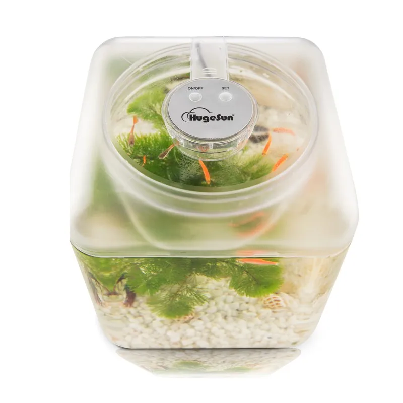 
Aquarium Fish Tank Acrylic plastic Safetyk Desktop small USB5V 