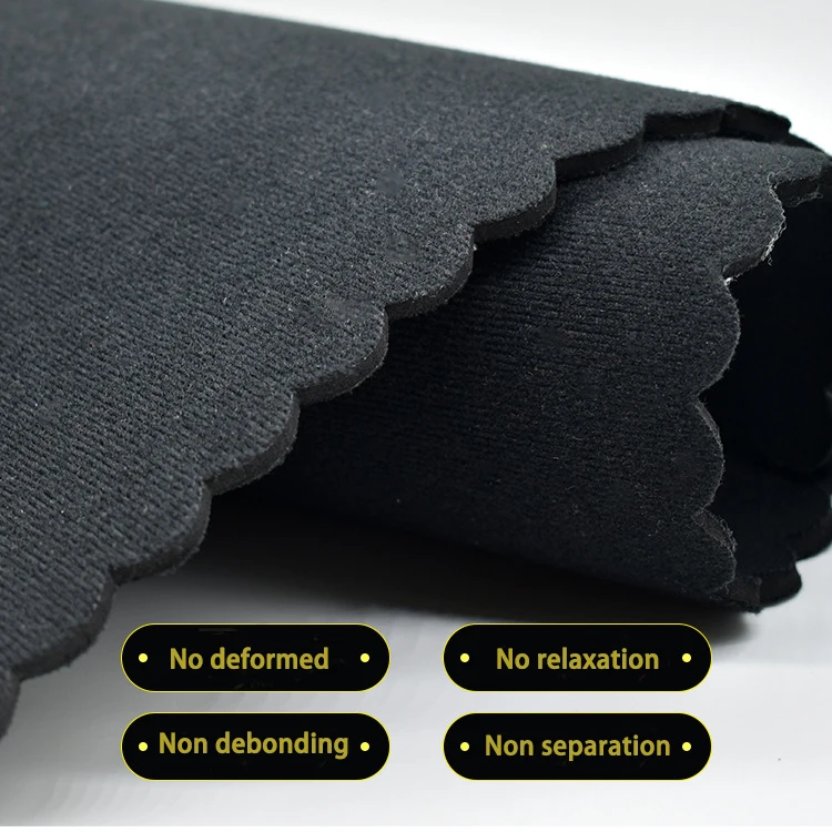 Custom Printed Neoprene Coated Polyester Nylon Spandex Fabric Rubber Roll Elastic Color Print Neoprene Fabric