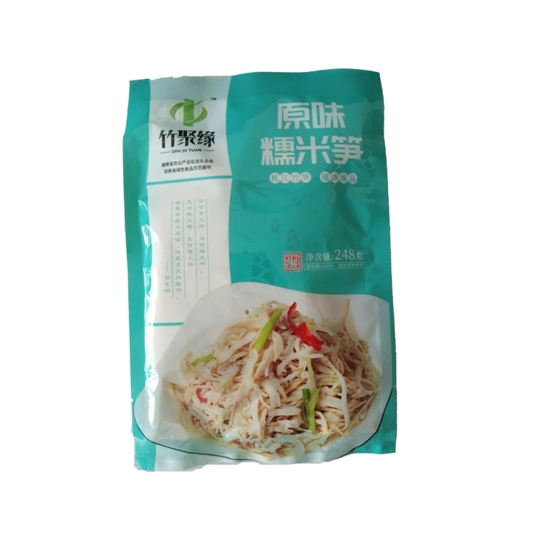 China Professional Manufacturer Wholesale Kitchen Food 248g/bag Bamboo Shoots Glutinous Rice Taste