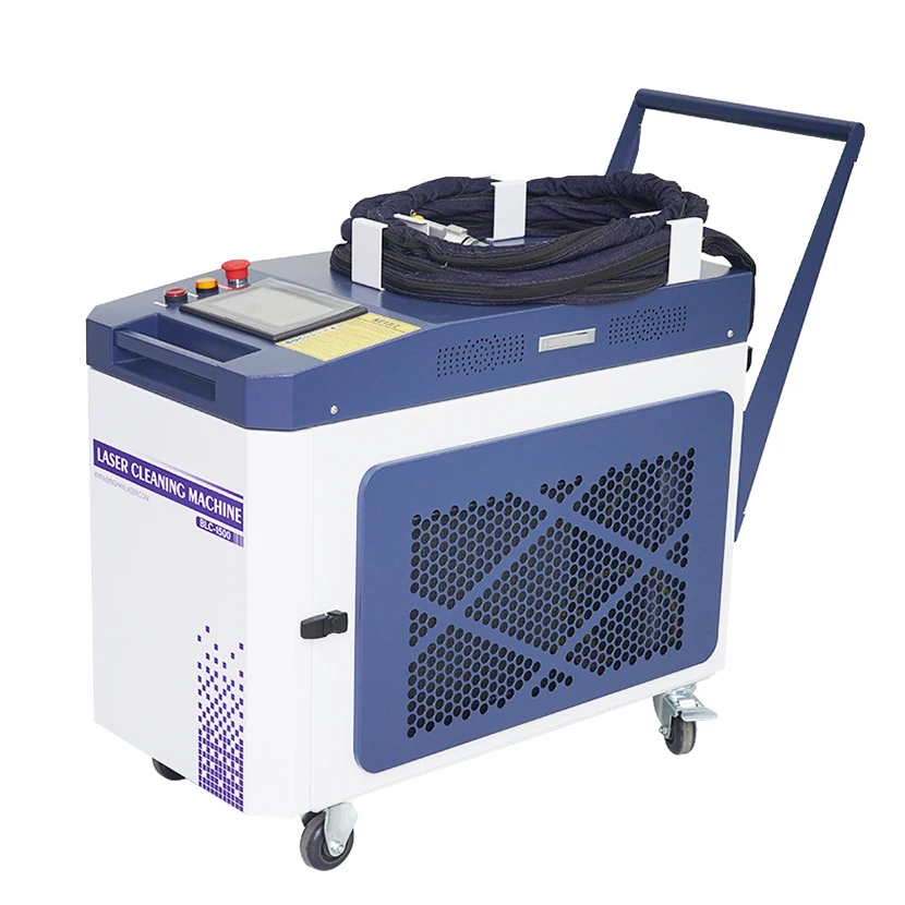 portable laser rust removal wall graffiti cleaning laser machine handheld laser cleaner price for Wood paint rust removal