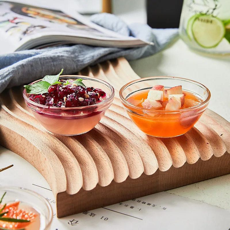 Прозрачная стеклянная посуда для кухни