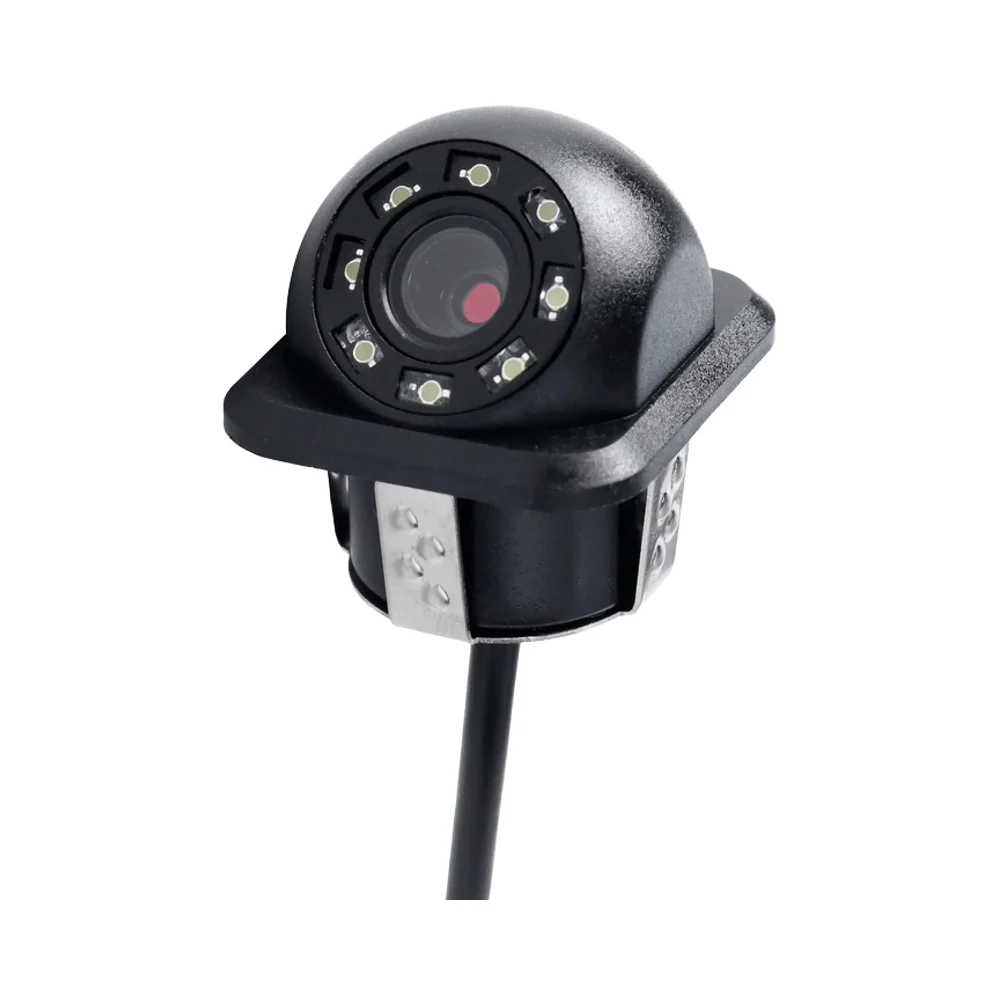 Customized Universal Rear View Camera Waterproof Screw Installation Embedded Reversing Camera Back Up Camera with 8 Led Lamp