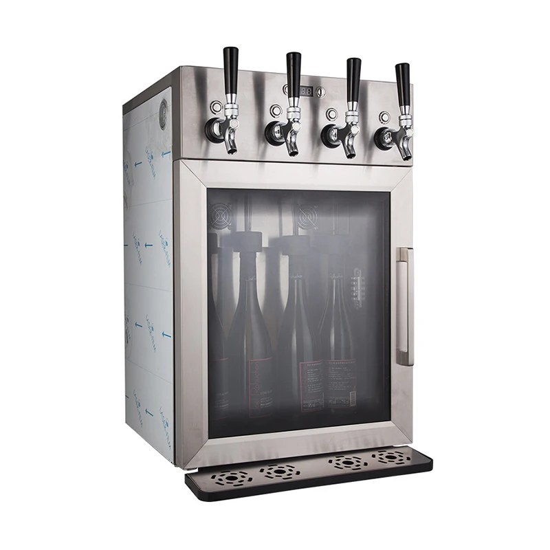 Stainless steel electric refrigerator wine cooler OEM bar usage wine fridge cellar
