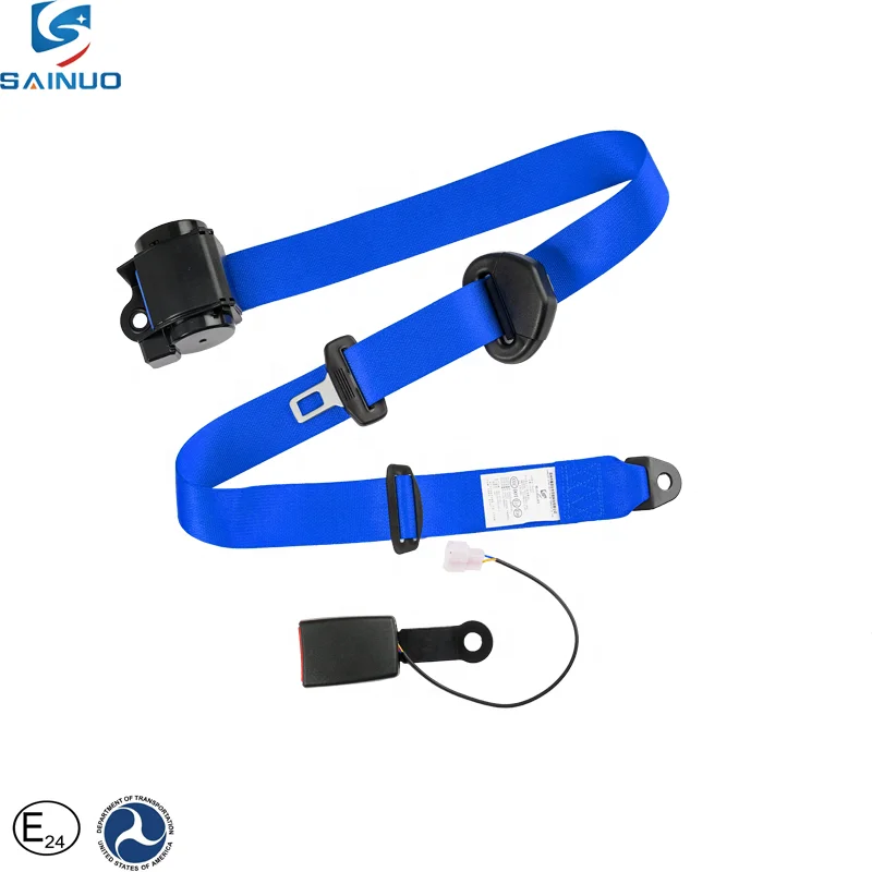 Retractable 3 Point Safety Belt ELR Seat Belt