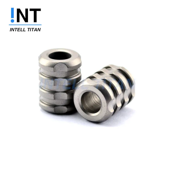 HTY Outdoor camping Gears titanium lanyard bead for Knife