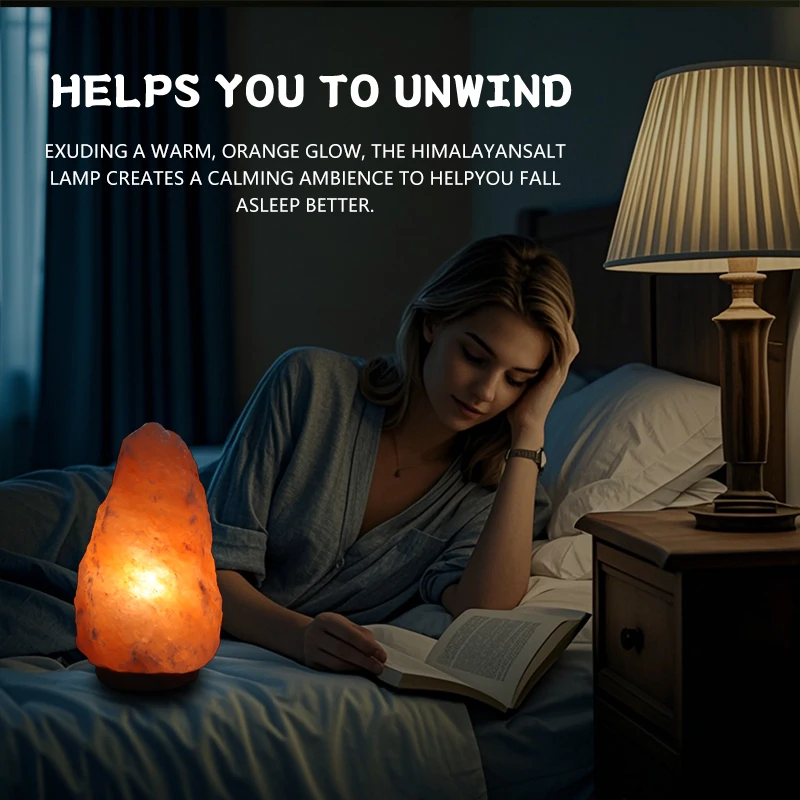 Himalayan Salt Lamp Pakistani Rock Lamp Bedroom Night Light