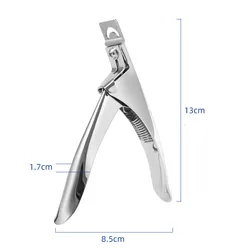 Nail scissors and colored titanium French u-shears  false nail clippers stainless steel nail clippers