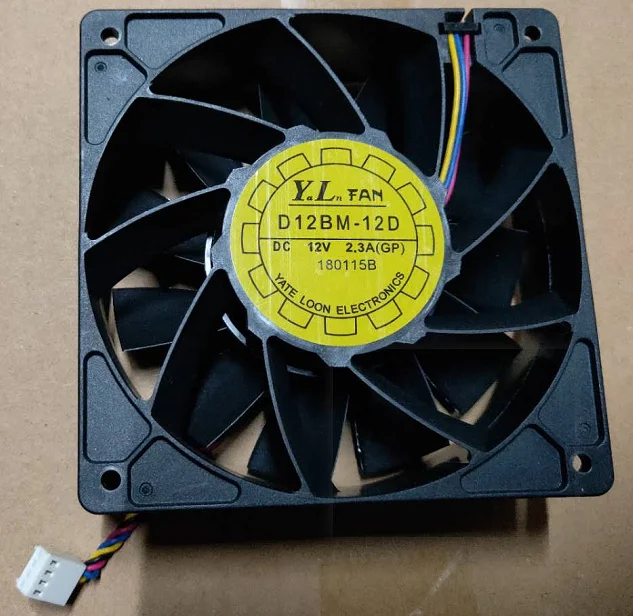 
120x120x38 120mm high speed 5000RPM PWM 4 wire speed control Bitcoin Miner DC Cooling Fan for Antminer S9 S7 