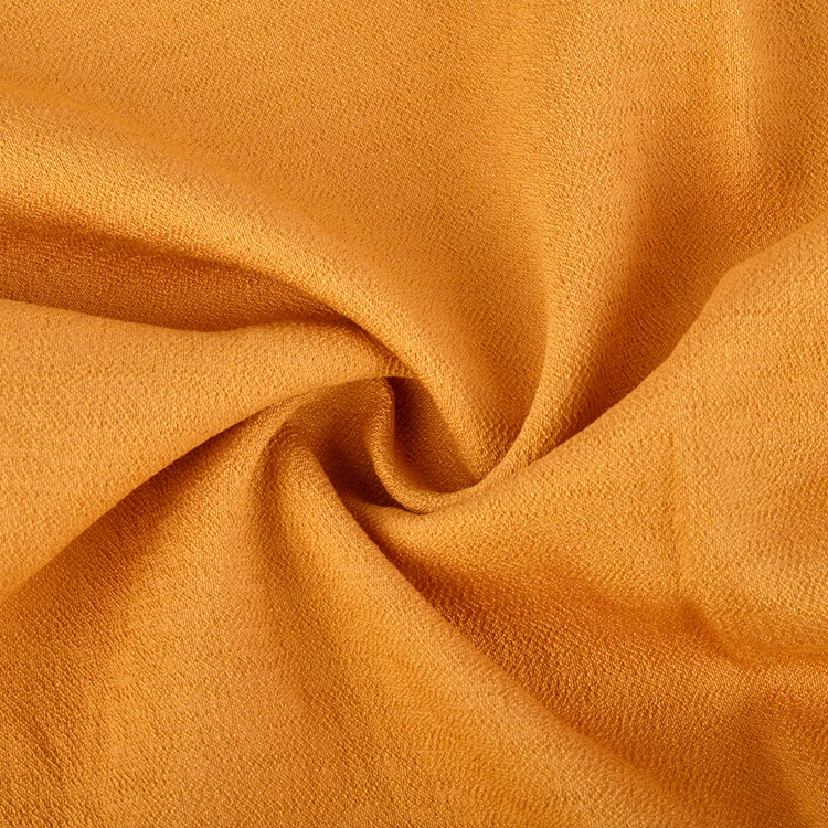 Shaoxing Textiles Custom Pantone Color Solid Woven Crespo Viscose Nylon Fabric for trousers