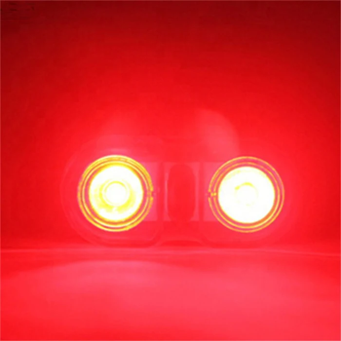 Bicycle Light 2 LED Bright Tail Lights Mountain MTB Road Mountain Bike Red Warning Taillight Cycling Back Rear Cycle Accessories