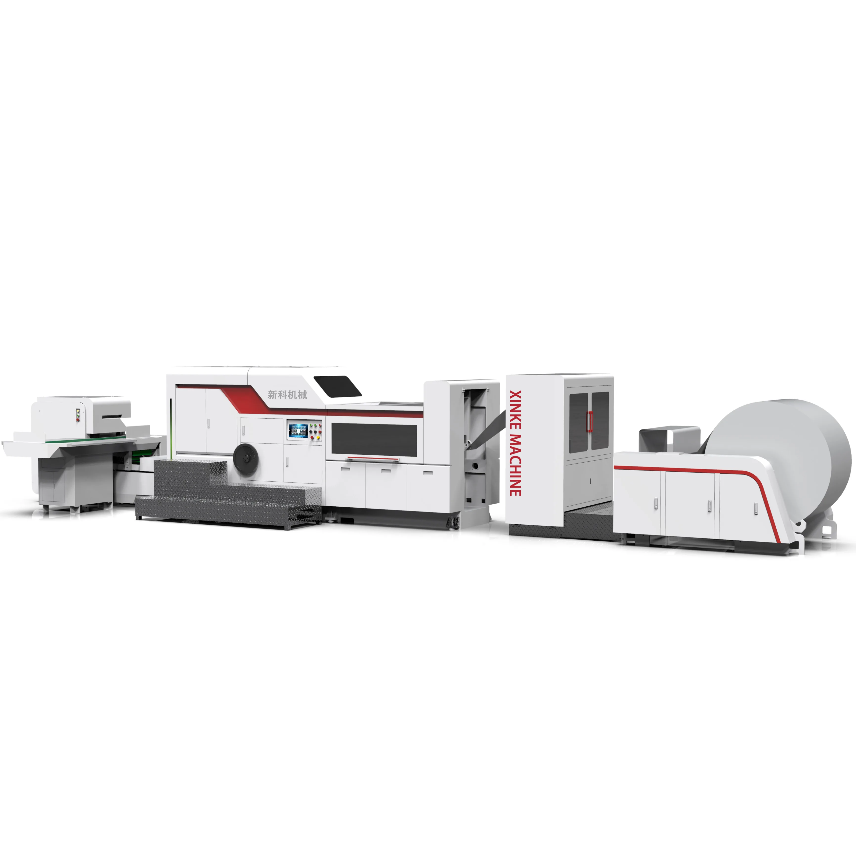 XINKE Automatic Food Kraft Paper Brown Bag Making Machine Price