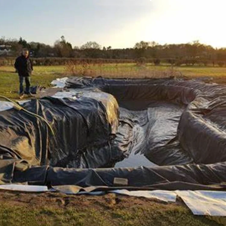 
Backyard Waterfall Waterproofing 10 by 10 40mil EPDM rubber pond liner Like Firestone 