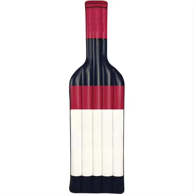 Надувной надувной матрас в форме бутылки вина