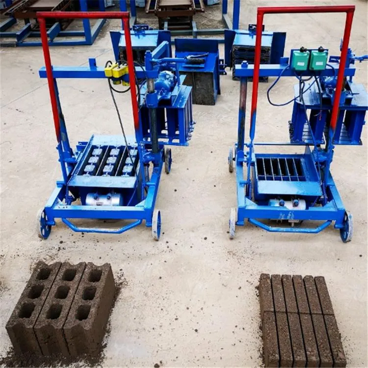Mini brick making machine concrete block paver machine hollow block machinery