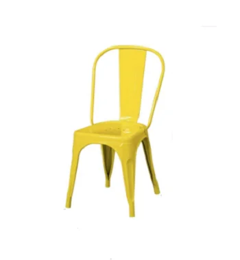 Retro industrial style wrought iron dining chair Metal Recliner Lounge Chair Commercial coffee tea restaurant dining chair