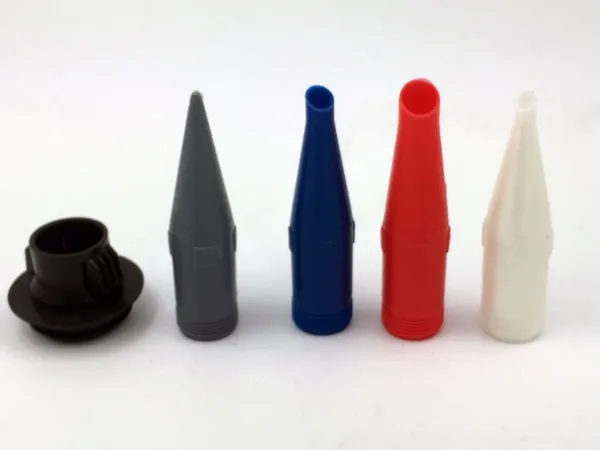 GREATCAULK Plastic Caulking Nozzle with Thread for sausage type manual/ air caulking gun use
