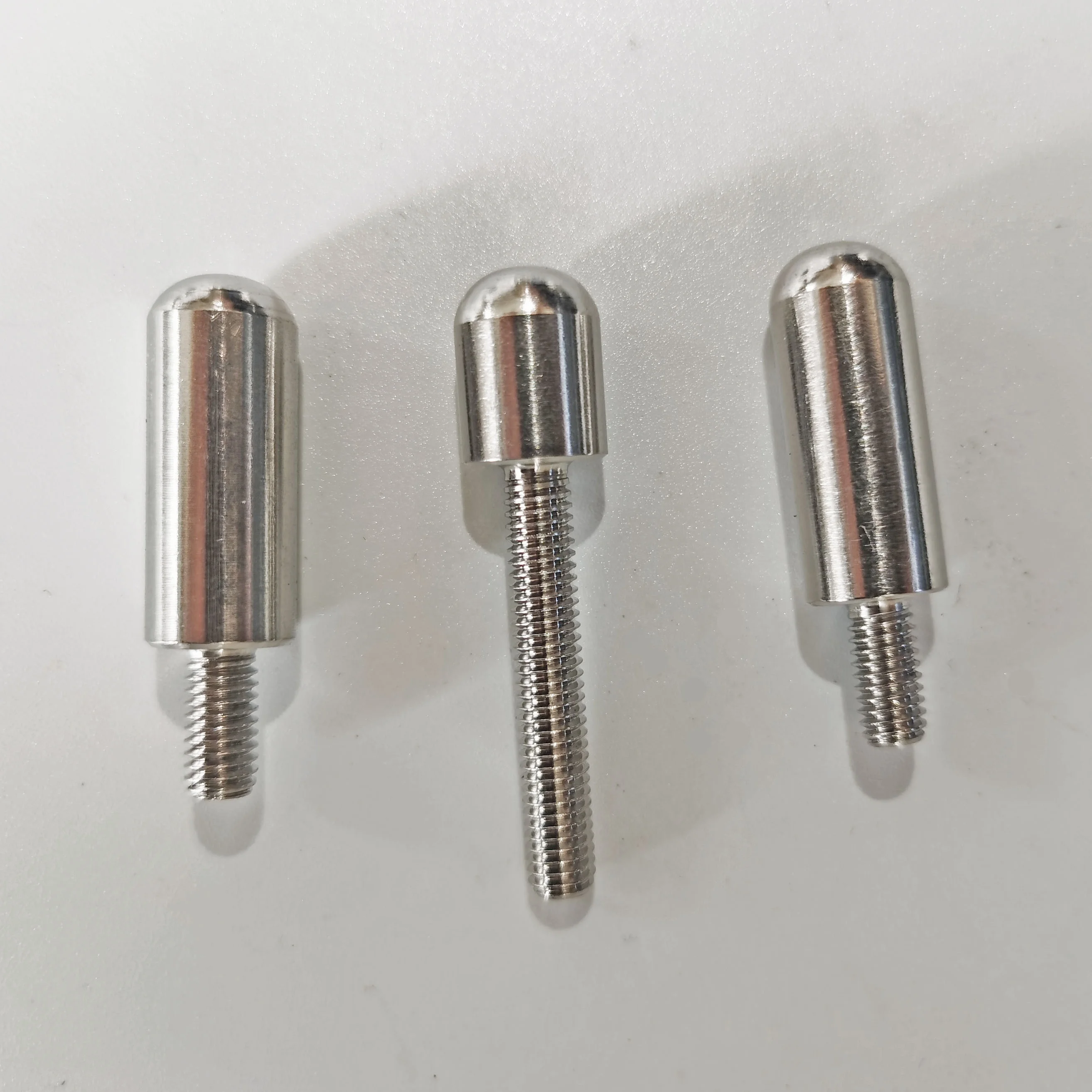 Custom CNC Turned Fastener Non-standard Typical Shape Round Head Screw