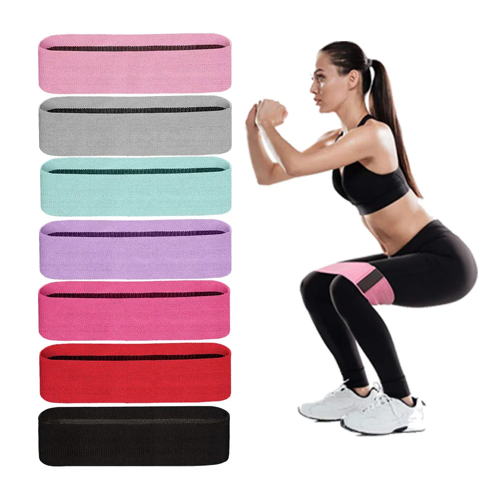 
Manufacturer custom wholesale fabric resistance band hip resistance band circle 