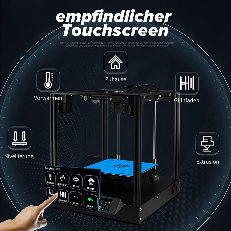 High accuracy KP8 Large Build Size UV LCD 3D Printer Dental 8K 3d Printer Resin