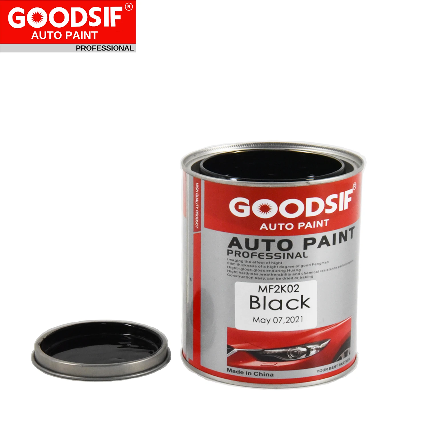 Acrylic car paint 2 to solid color paint spraying