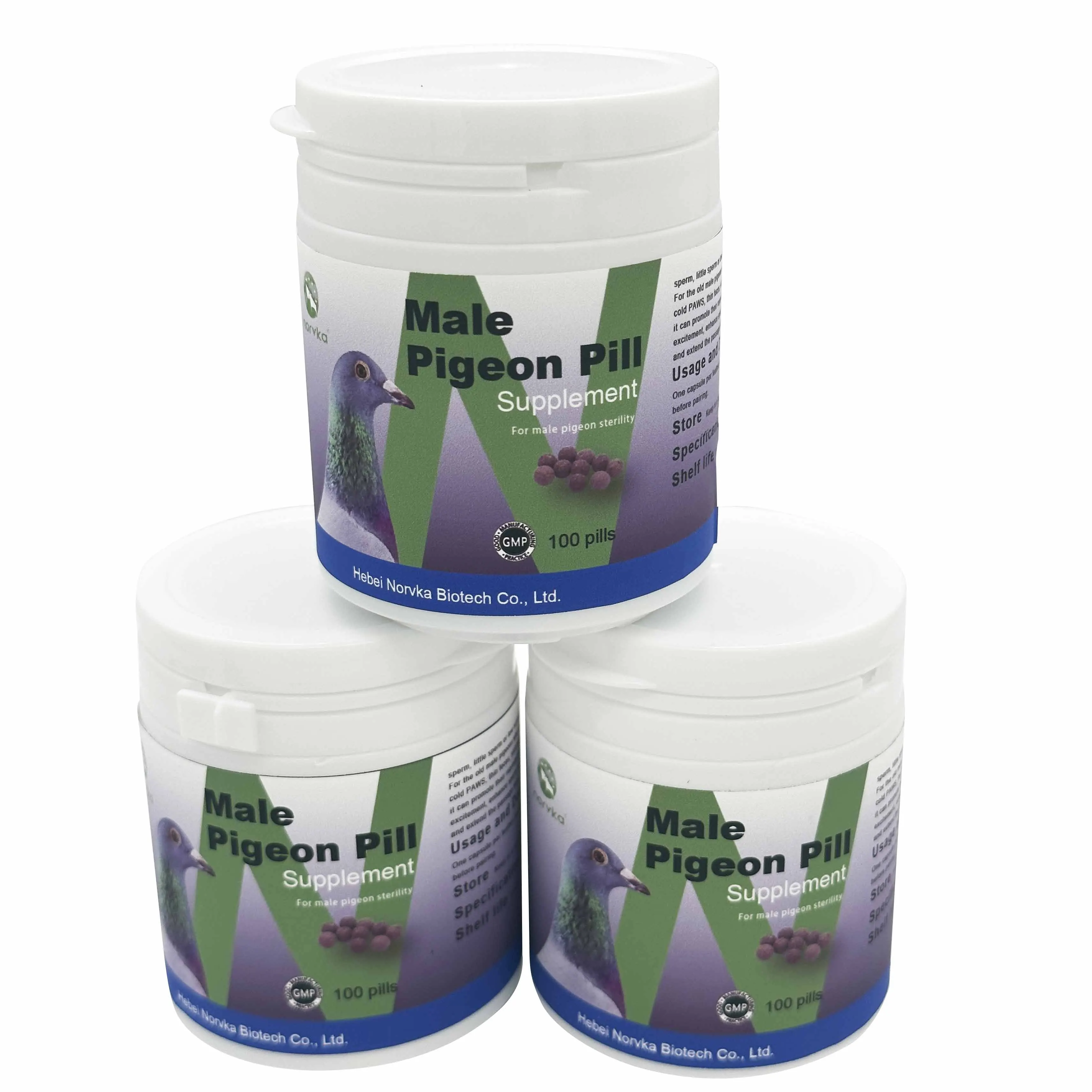 Male pigeon pills enhance sperm vitality