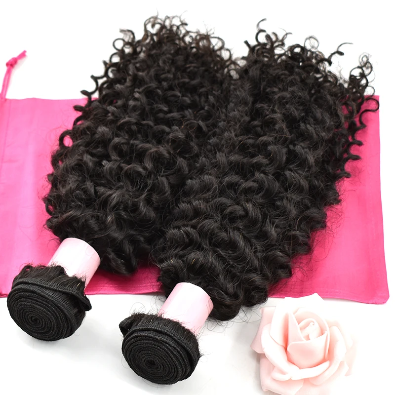 
Mink Virgin Malaysian Hair curly Bundle Remy 100% unprocessed human hair for black women 