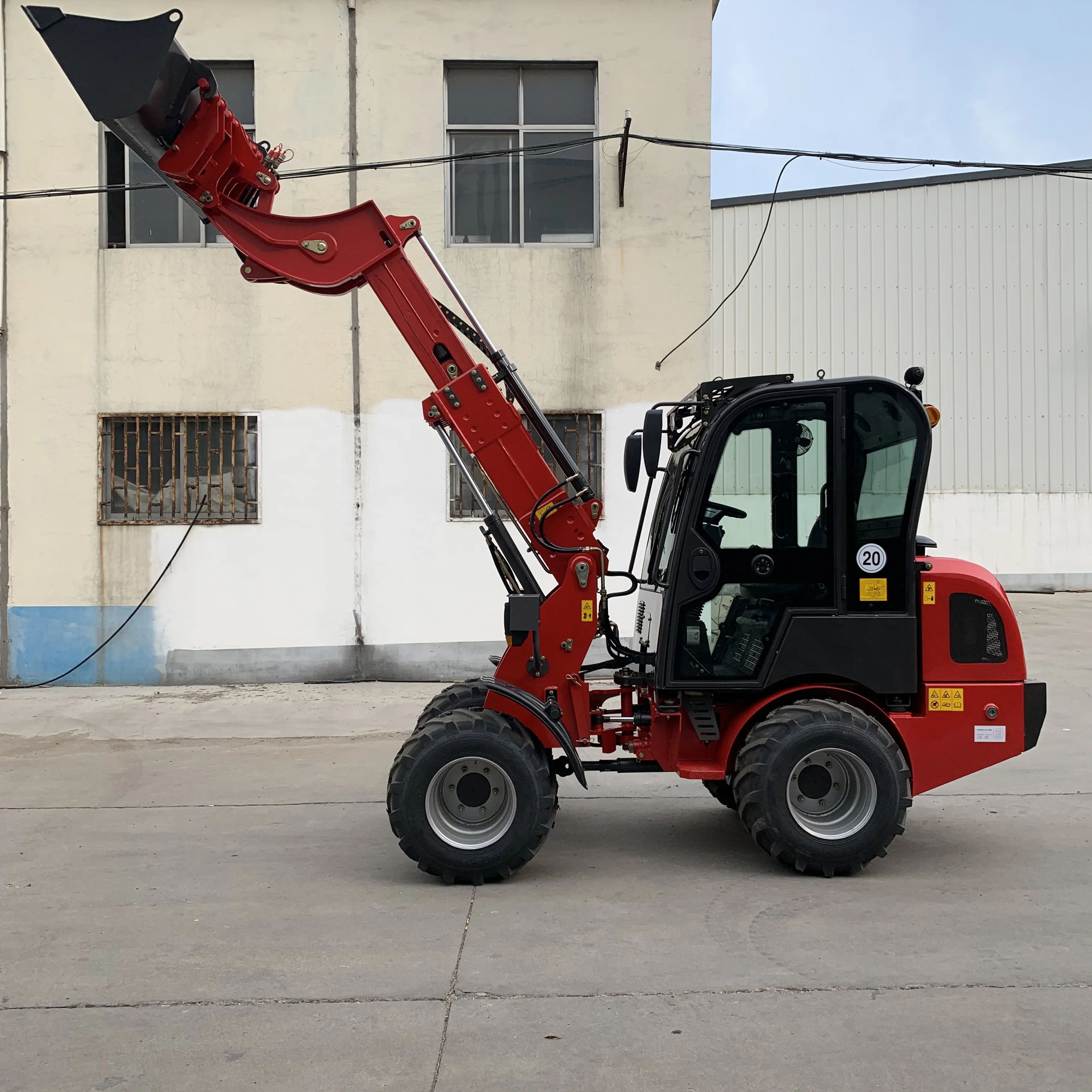 Long arm China brand 810T telescopic from end wheel loader for sale