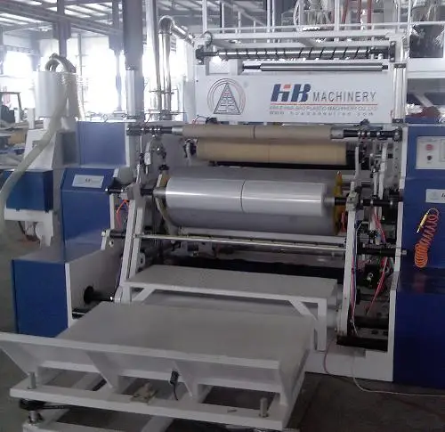 five layers PE Stretch film machine with single screw extruder for industrial packaging cast film line for jumbo design