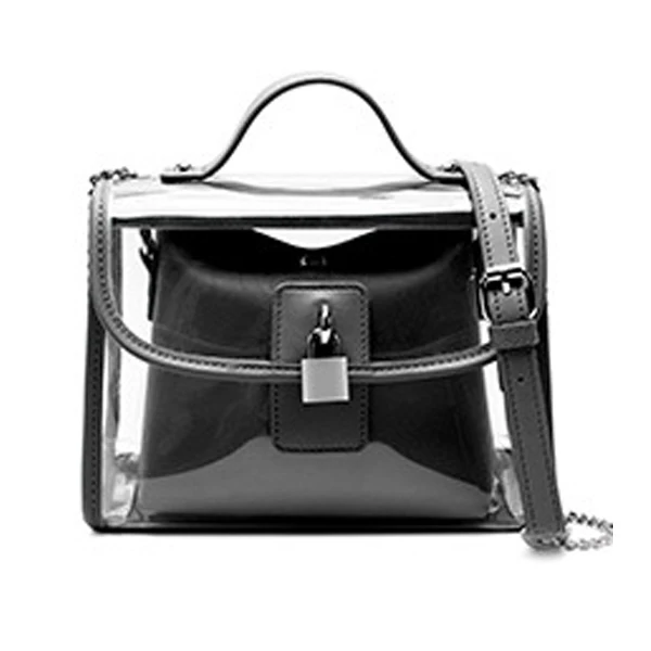
EM490 Online wholesale latest women clear pvc shoulder bag ladies hand bags handbags 