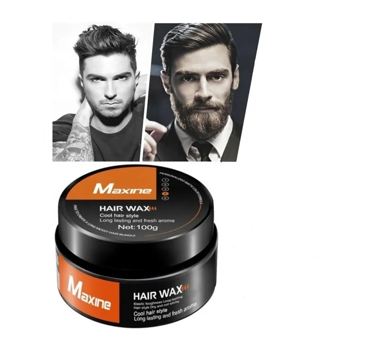 Factory Hot Sale Waterproof Natural Men Styling Wax Products Professional Hair Clay Wax Private Label