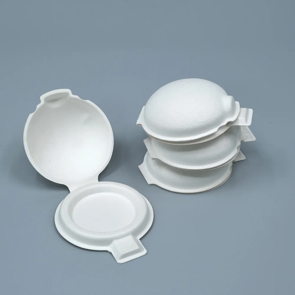 Custom Logo Biodegradable Paper Pulp Molded Eyeshadow Palette Eco Packaging In Custom Design For Sustainable Cosmetic Containers