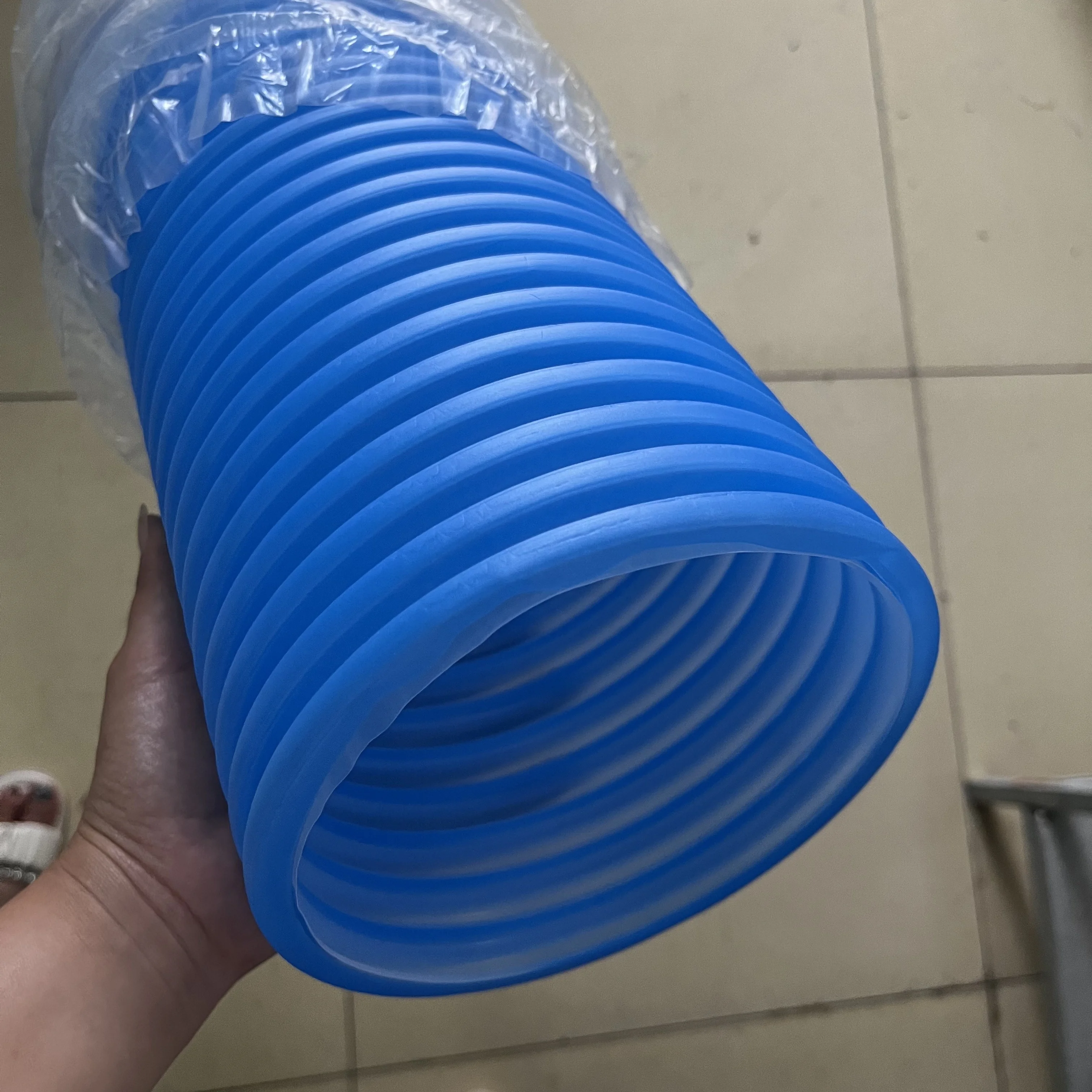 Flexible Plastic Pipe Corrugated Tube Manufacture Pvc Ventilation Duct Pipe
