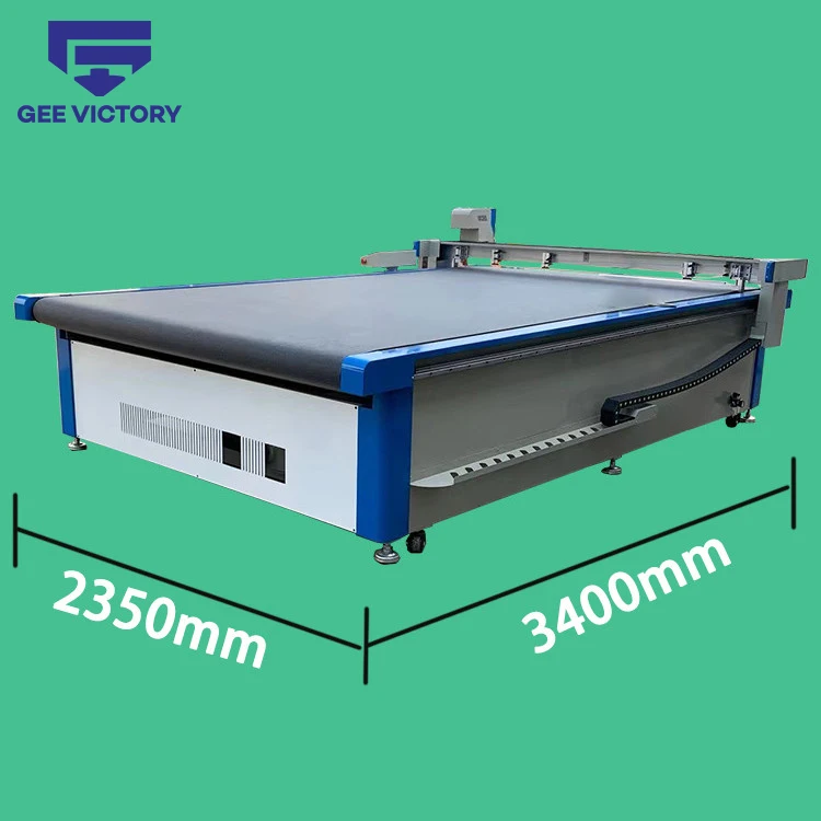 Auto feeding cnc vibrating knife leather cutters tools belt cutting machine