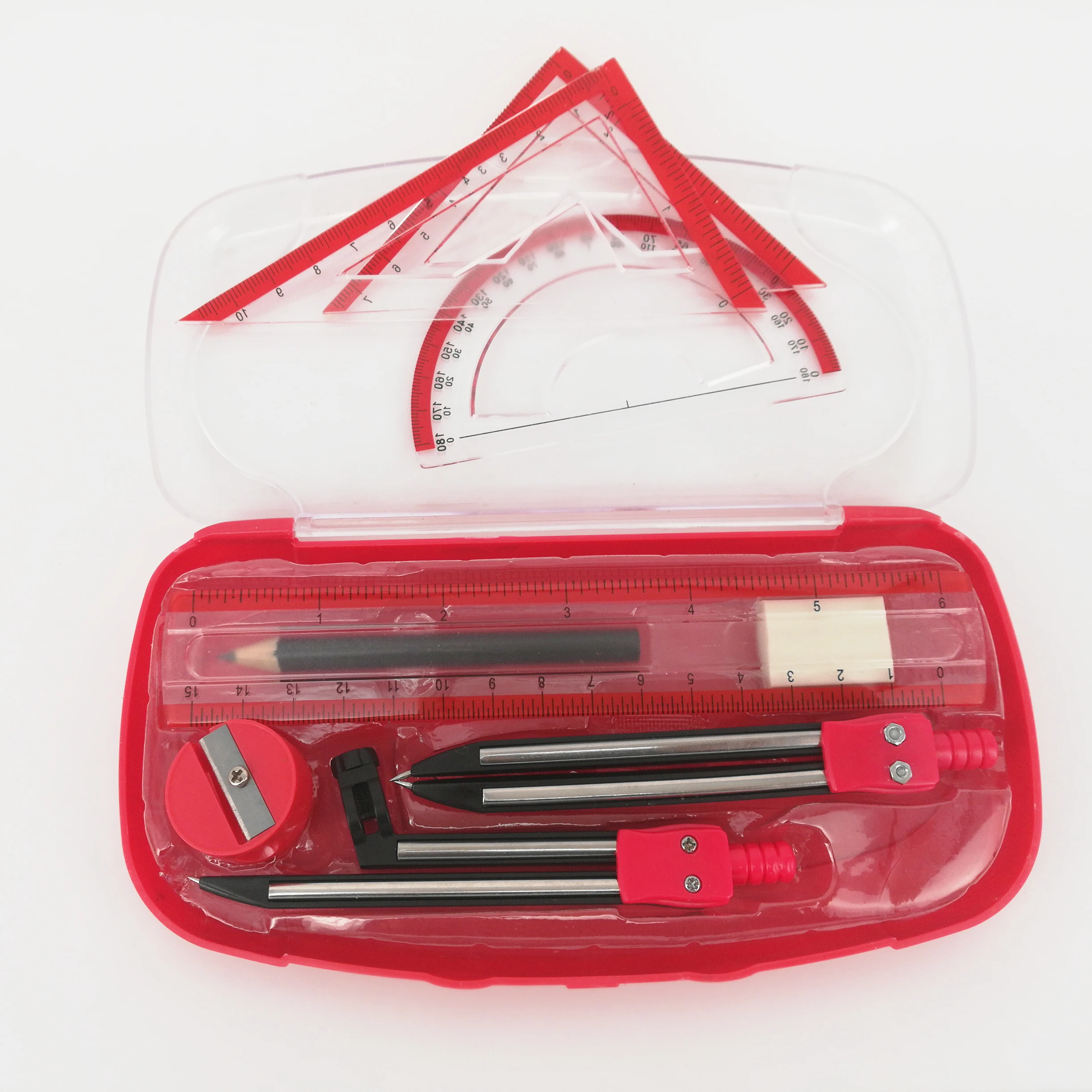 High Quality Metal professional student math school compass geometry set