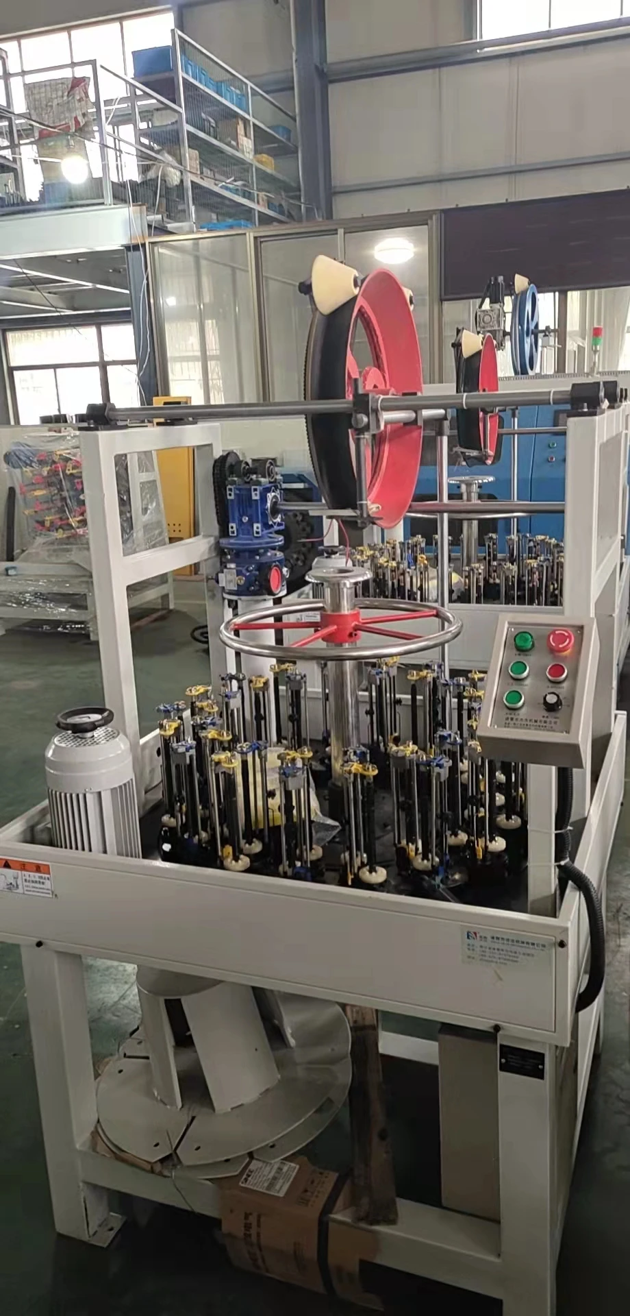 High Speed 24 spindles Wire  Hose Making Machine flexible metallic hose wire braid machine For Hose Pipe