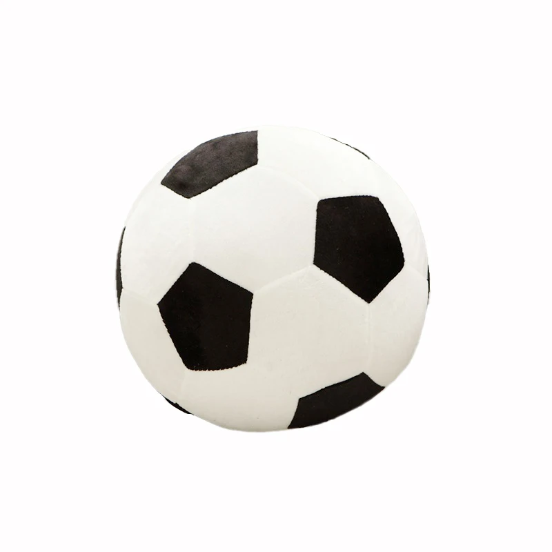 High Quality Stuffed Soccer Doll Custom Plush Football Toy Plush Football Pillow Baby Soft Soccer Ball Shape Toy