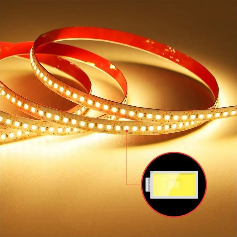 High Bright 24v FPCB Thin Led Tape 10mm Flexible Warm White 180led SMD 2835 Led Strip Light