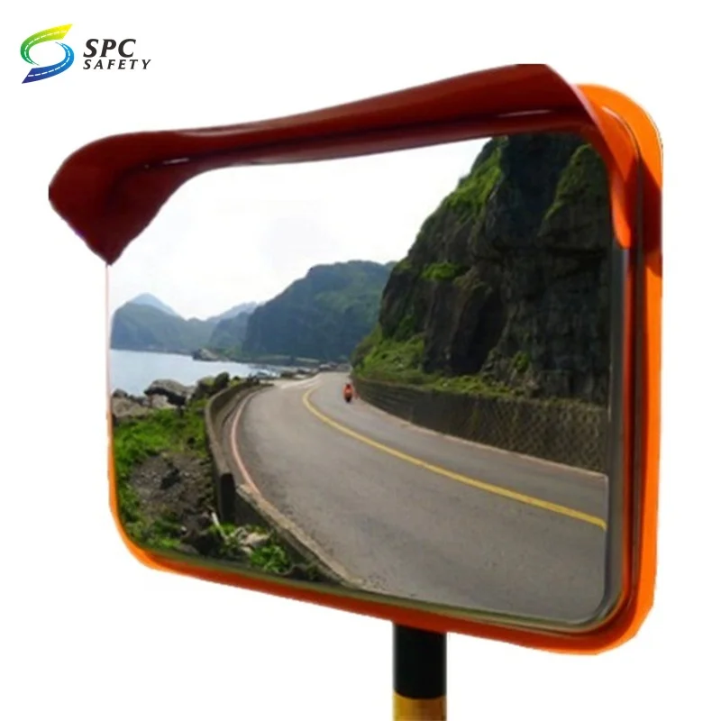 European CE certification Rectangular road street driveway blind spot corner security mirror reflection traffic safety mirror
