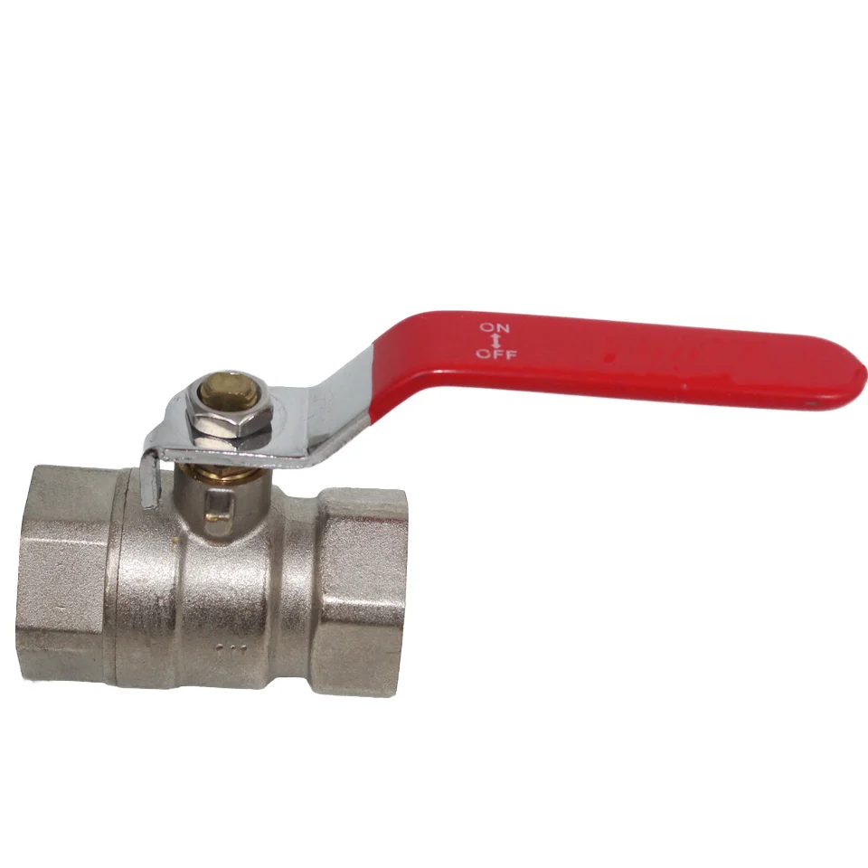 1 Inch Manual Brass Ball Valves Valved Brass Balls for Water Gas Oil OEM Customizable