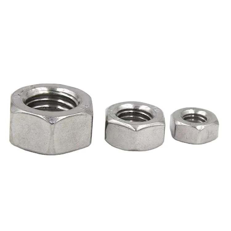 FACTORY HOT SALE M8 m12-m20 M30 DIN934 Galvanized GI Zinc HEX NUTS HEXAGONAL NUTS