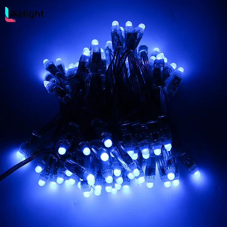 DC 5V DC12V WS2811 Digital LED Pixel point LightWS2811 RGB IC Color Changeable  IP68 waterproof 0.3W Smart LED module Light