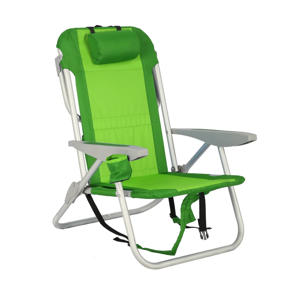 Factory for outdoor leisure portable beach chair office lunch folding recliner fishing mountaineering armchair