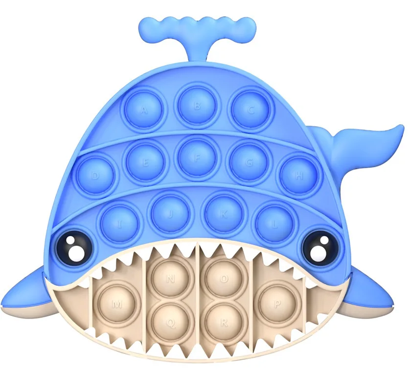 Wholesale Various Shapes Parent-child Educational Silica Gel Silicone Stress Release Fidget Sensory Toys For Kids