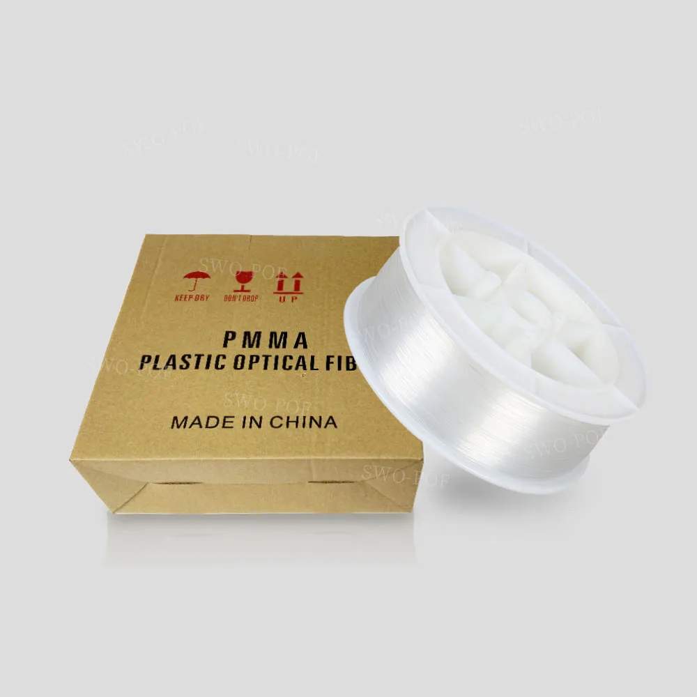 Sparkle Flash Twinkle Star Light Decoration Plastic Fiber Optic 0.5mm Diameter PMMA Led Color Changing Fiber Optic Led Light