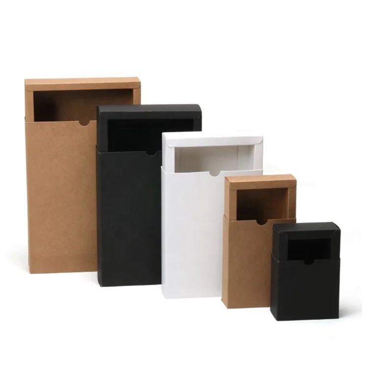 
Wholesale Custom Printing Soft Cardboard Kraft Paper Soap Packaging Box Sliding Drawer Paper Box 